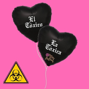 18&quot; LA TOXICO( A) Heart Balloon