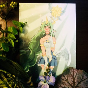 Star Guardian Soraka Mini Print 5x7