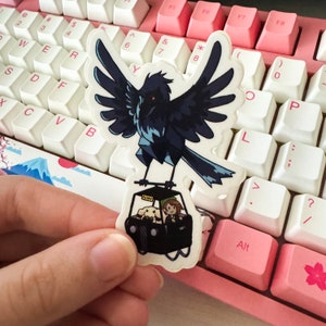 Corviknight Taxi 3in Matte Vinyl Sticker