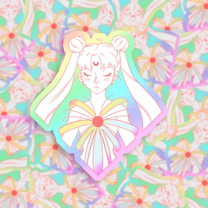 90s Transformation 3in Holographic Vinyl Sticker