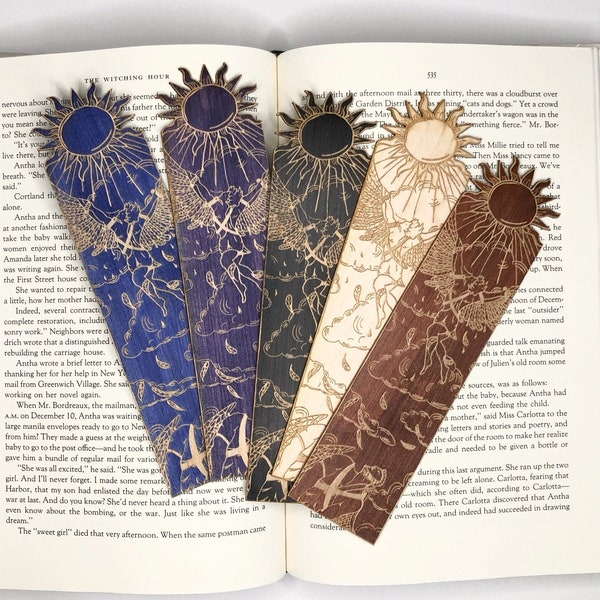 Bookmark Icarus | Greek Mythology song of achilles gift | light academia decor | Book lover gift