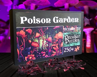 Poison Garden Wooden Puzzle | Gothic Puzzle | Unique Puzzle