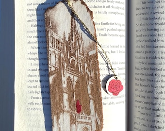 Alchemized Bookmark | Gothic Romance Wooden Bookmark | Bookish Gift