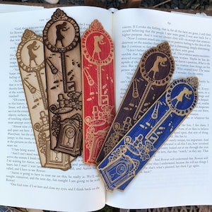 Wooden Bookmark Mystery | Gift for Book Lover| Woodmark | Literature Bookmark | Fun Bookish Gift | Personalized Gift | Made in USA
