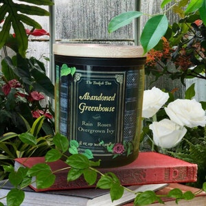 Abandoned Greenhouse Bookish Candle | Reading Candle | Cottage core candle