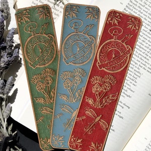 Sessanach Woodmark Scottish Thistle Celtic Wooden Bookmark