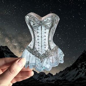 Starfall Dress Bookmark | Romance Fantasy Bookmark | Romantasy Bookmark | Book lover gift | Romance bookmark | ACOTAR bookmark