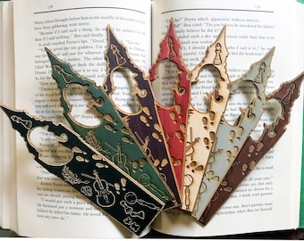 Sherlock Holmes Wooden Bookmark | Mystery Detective Woodmark | Bookmark for men | Bookish Gift