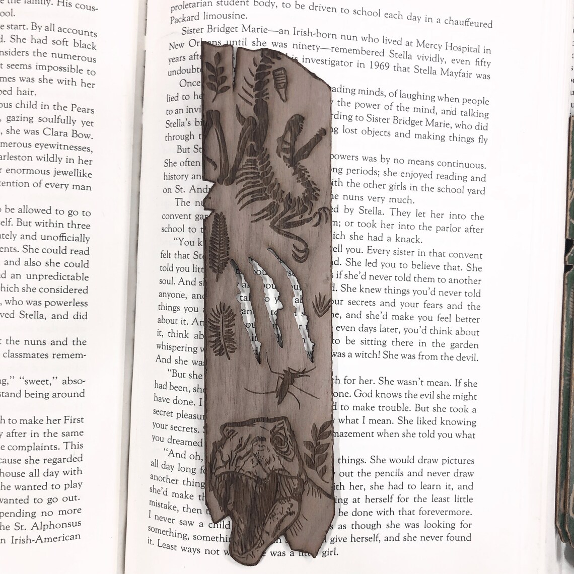 Jurassic Park Wooden Bookmark Dinosaur Bookmark Science | Etsy Canada
