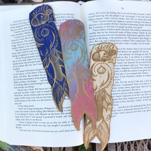 Mermaid Tail Wooden Bookmark | Bookmark stocking stuffer | Siren Bookmark | Mermaid Bookmark | Bookish Gift | Personalized Gift