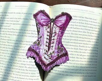 Romance Bookmark | Bookmark for women | Gift for Book lover | Corset Bookmark | Romantasy bookmark | Spicy Romance bookmark | Dark Romance