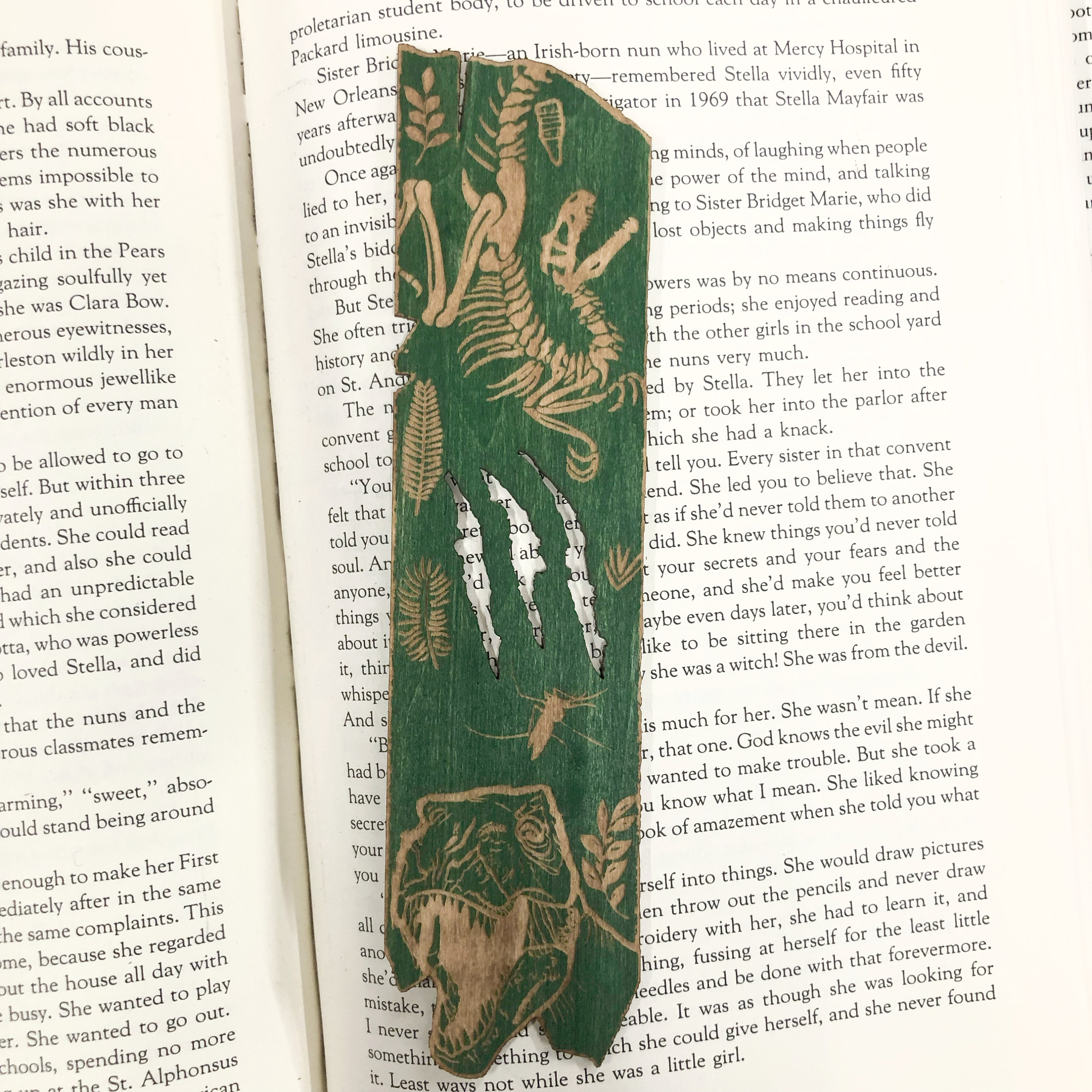 Jurassic Park Wooden Bookmark Dinosaur Bookmark Science - Etsy UK