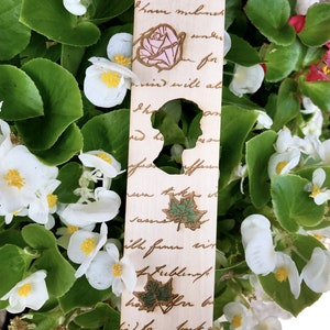 Austen Detailed Wooden Bookmark | Bookish Christmas Gift