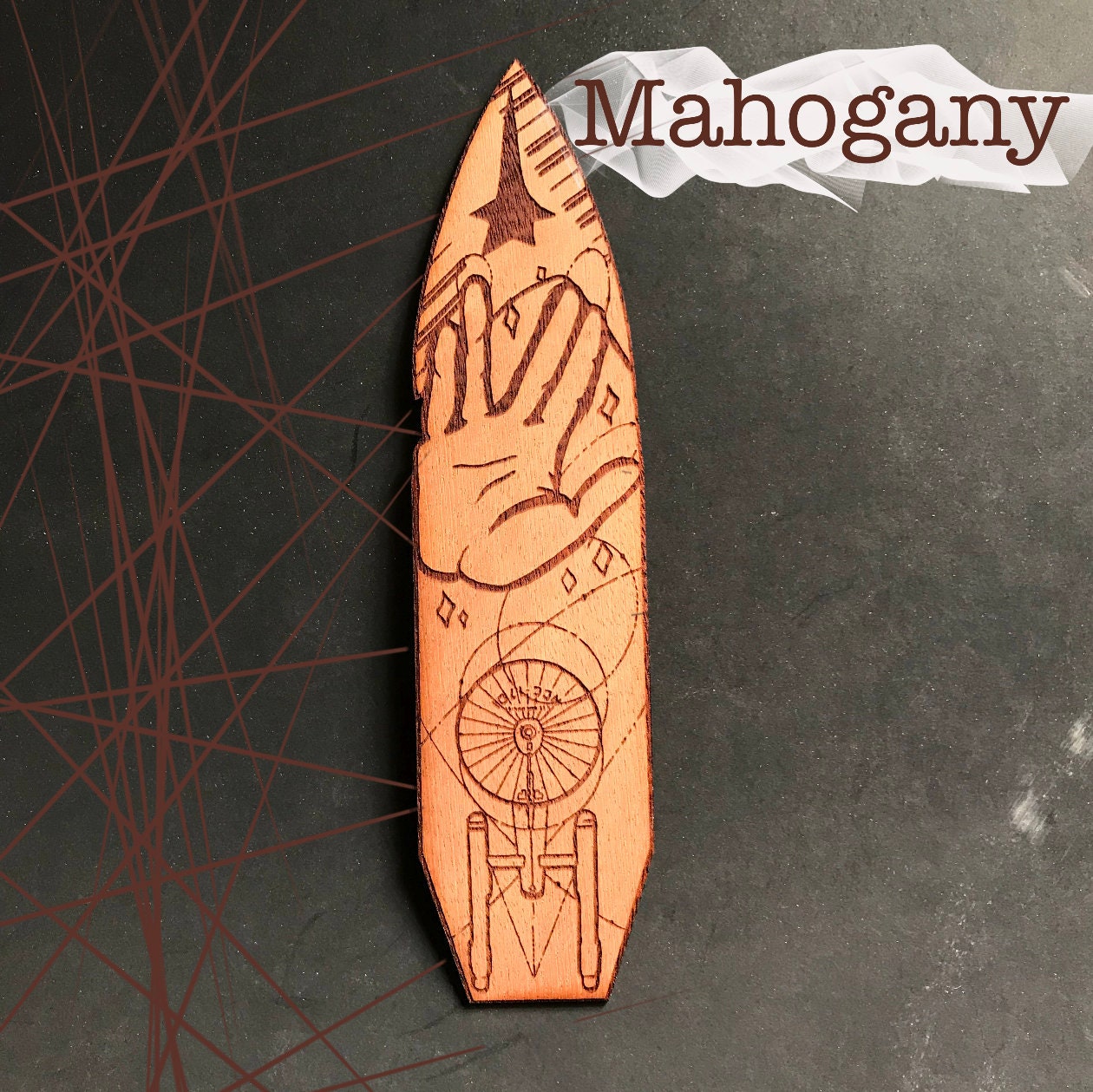 Scientology Bookmark Sci Fi Wooden Bookmark | Bookmark | Book Lover Gift | Personalized Gift ...