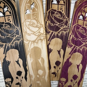 Gothic Bookmark Wooden | Wuthering Heights Gift for Booklover | gothic romance bookmark