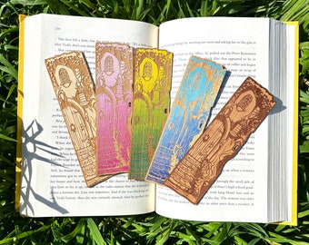 Fairy Door Wooden Bookmark | Gift for Book lovers | Fantasy bookmark