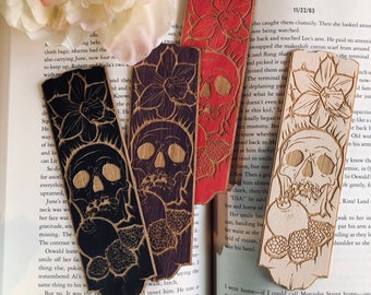 Greek Mythology Gift | Persephone and Hades Wooden Bookmark | Valentines gift | Bookish Gift