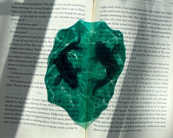 Koi Pond Transparent Bookmark | clear Bookmark | Gift for booklover | bookish gift | beautiful bookmark | koi fish bookmark nature Bookmark