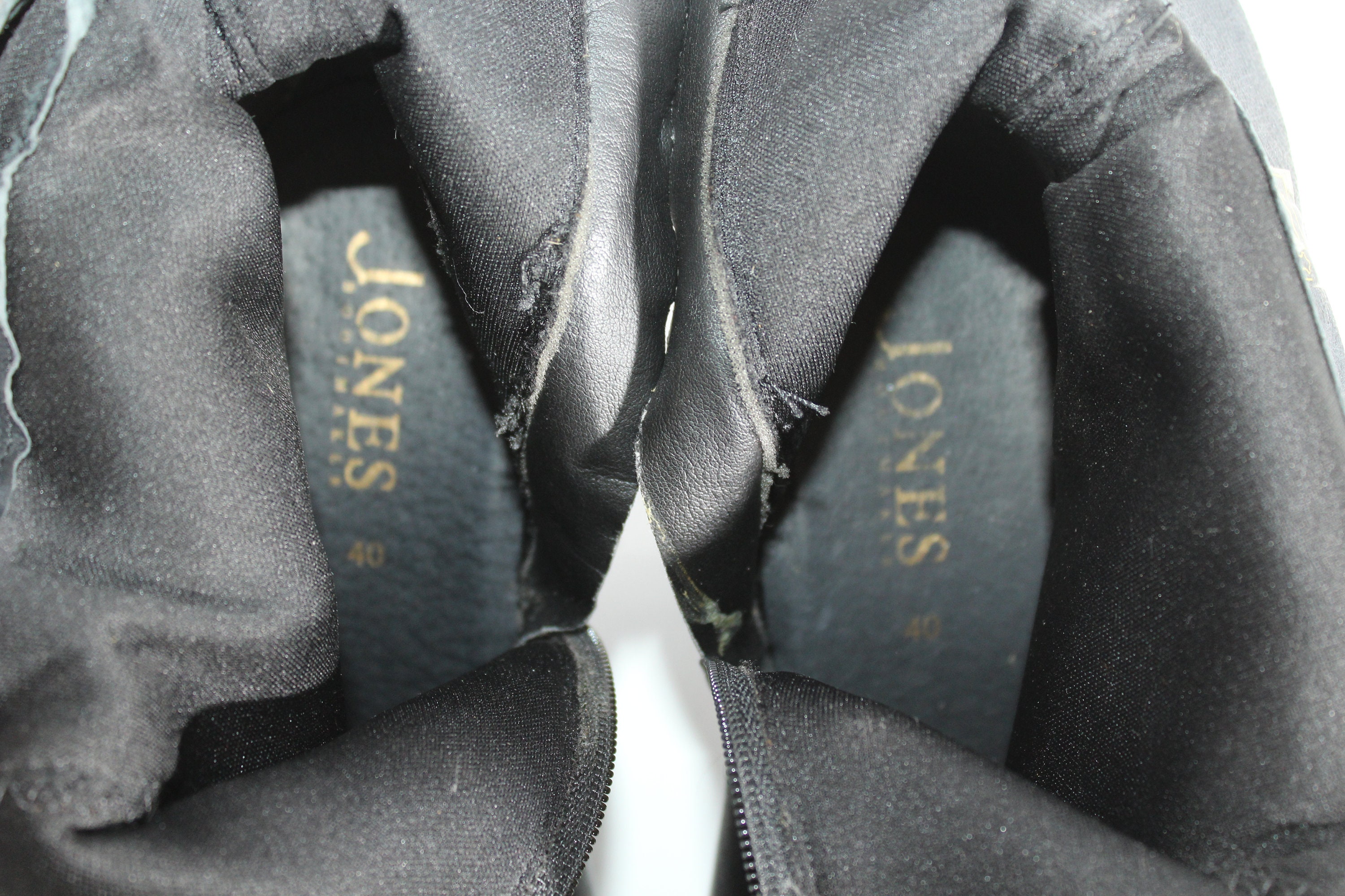 Chaussures à Talons Hauts Femme Jones Bootmaker - Cuir Prune - Pointure 37/4 - Occasion Très Bon état