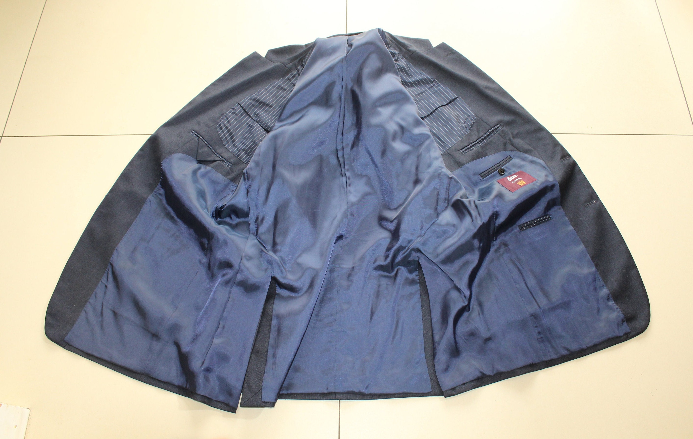 Veste Homme Marks & Spencer En Laine - Motif Pied-de-poule - Taille 44 Pouces - Très Bon état