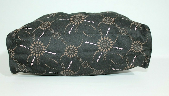 Vintage Women's Black Floral Canvas MARIE CLAIRE … - image 7