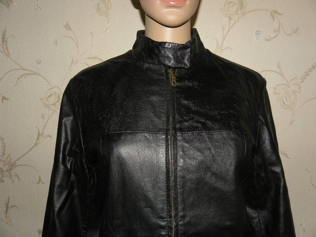 The Jackie Leathers asymmetrical-zip Leather Jacket | Black