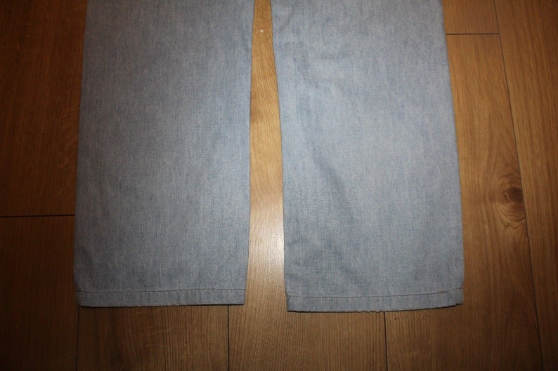 Vintage Light Blue MUSTANG Zip Straight Leg Stonewashed Men/'s Jeans Size 34 L 33