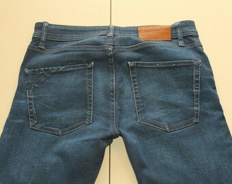 【SATIIIZ】Doke Vintage Cutting Denim Pants Kaptain-Sunshine-KSBS111DZ-
