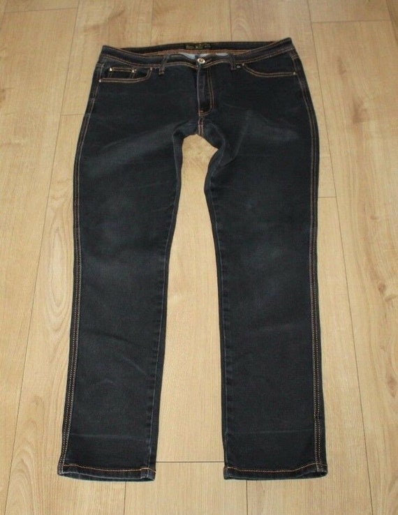 size 48 black jeans