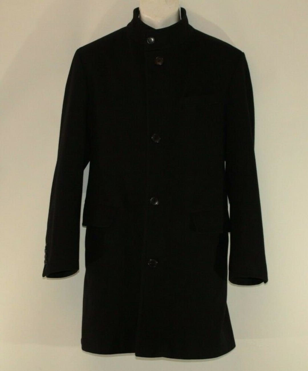 ジャケット・アウター Tomorrow Land Wool Trench Coat Size: 48 TOMORROWLAND Other Jacket 48 Wool Black 63-08-35-080302