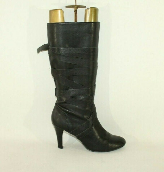 new look black leather boots