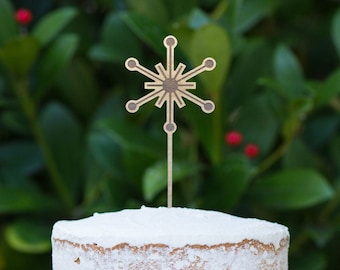 Snowflake cake topper, Frozen decorations, Holiday decorations, Christmas decorations, winter theme