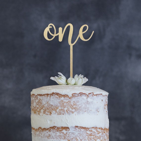 Number One Cake Topper | Etsy