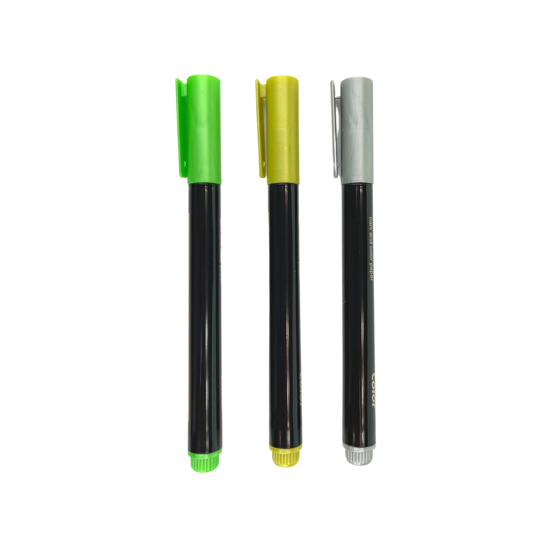 Wax Seal Pen Set Metallic Marker Pen for Decorating Wax Seal Stamps Ideal Scrapbook Brush Pens