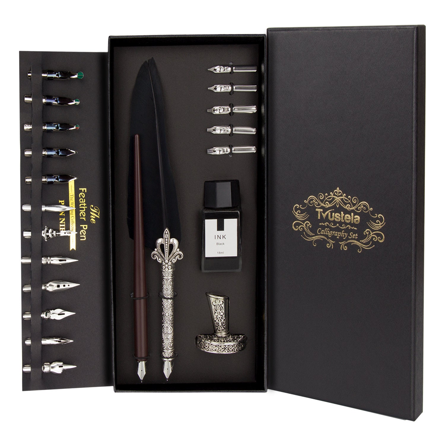 Calligraphy Kit - Calligraphy Pen Set with Book & Instructions