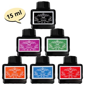 Calligraphy Ink Set, Calligraphy Pen Set Ink, Dip Pen Ink, Glass Dip ...