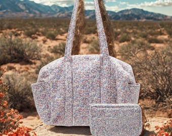 Chloe Floral Zippered Bag Set