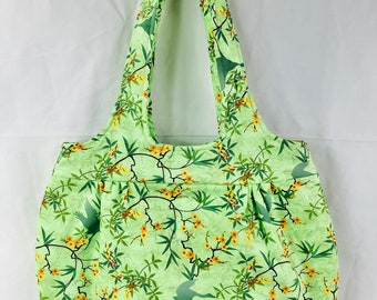 Handmade Handbag "Cranes"