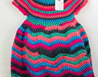 Handmade Crochet Dress 18-24M