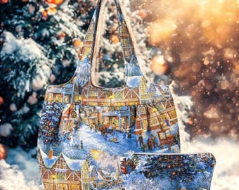 Getting Ready For Christmas Handbag Set