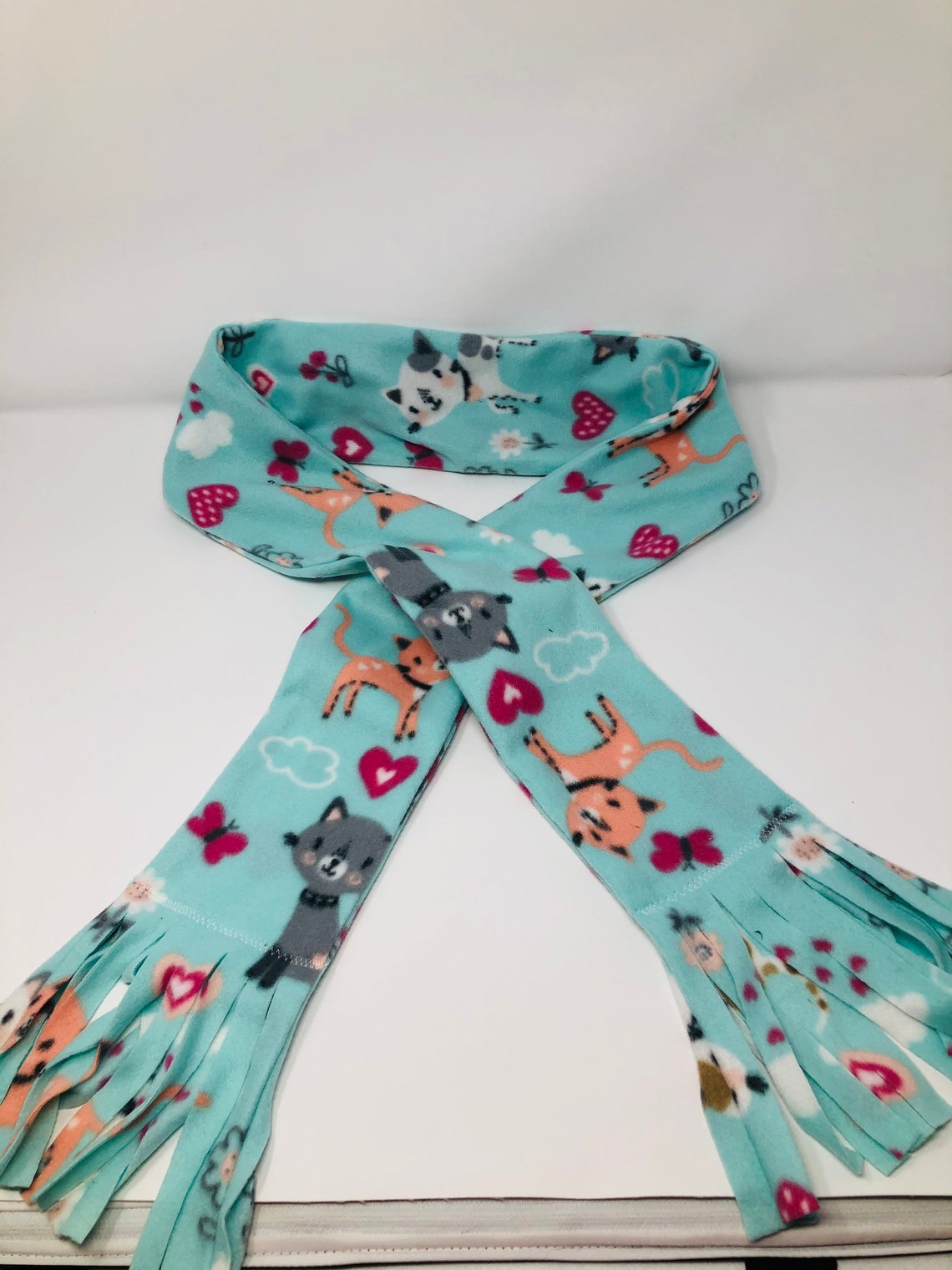 Handmade Polar Fleece Scarf Etsy