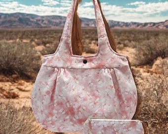 Pink Butterfly Handbag Set