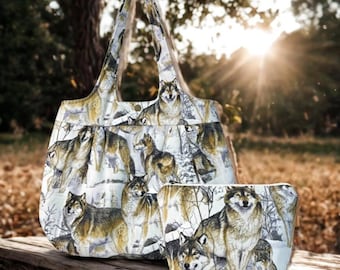 Wolves Handbag Set