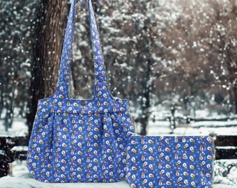 Mini Snowmen Shoulder Bag Set