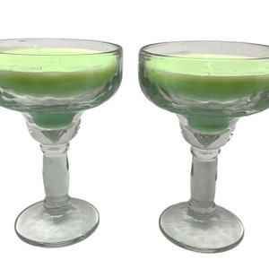Handmade Margarita Glass Candles