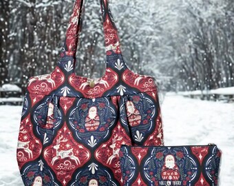 Old World Santa Handbag Set