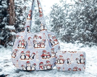 Penguin Family Handbag Set