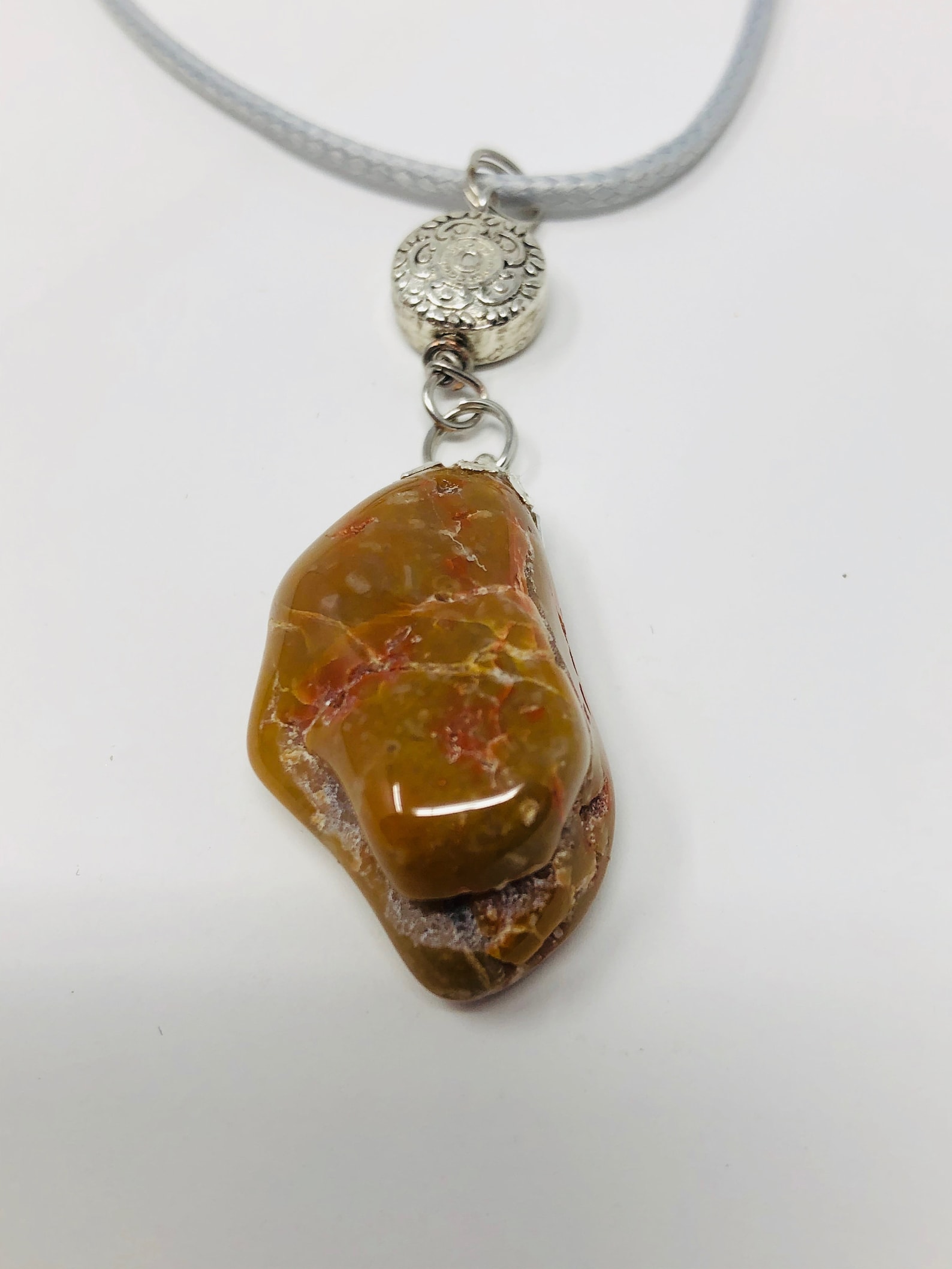 Yellow Jasper Necklace Etsy