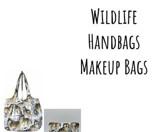 Wildlife-Inspired Handbags and Makeup Bags Handcrafted in the USA