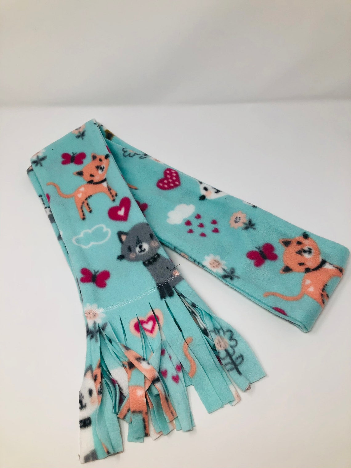 Handmade Polar Fleece Scarf Etsy